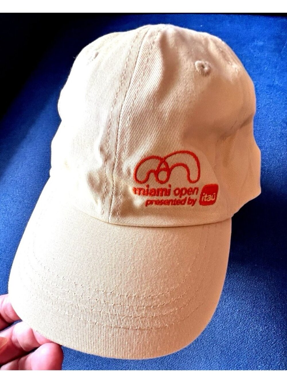MIAMI OPEN Tennis 2026 Baseball Cap Adjustable Strap Back Gold OS Tennis Itau